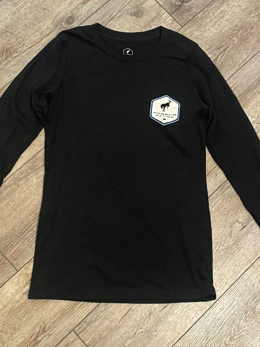 Unisex Bronco Nation Shirt, Black Long Sleeve, Size L